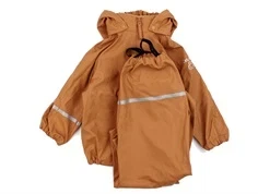 CeLaVi amber brown regntøj recycled PU